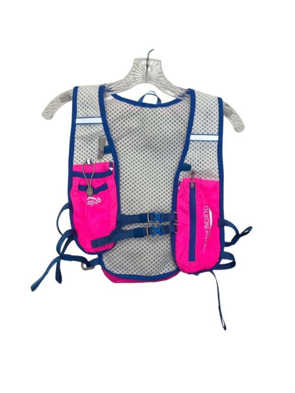 Outdoor INOXTO Hydration Backpack Vest 1.5L Bladder Kids Pink New Lightweight